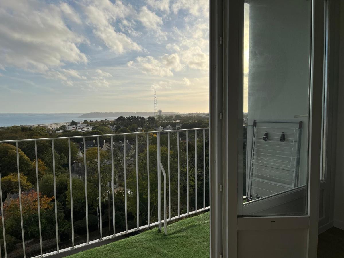 Nouveau! Appartement Vue Mer 180° Et Place Parking Breszt Kültér fotó