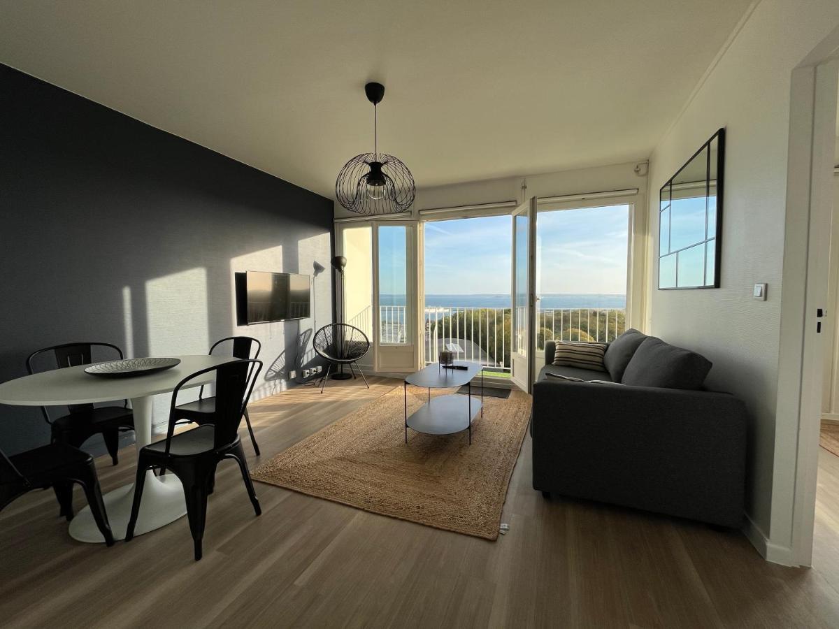 Nouveau! Appartement Vue Mer 180° Et Place Parking Breszt Kültér fotó