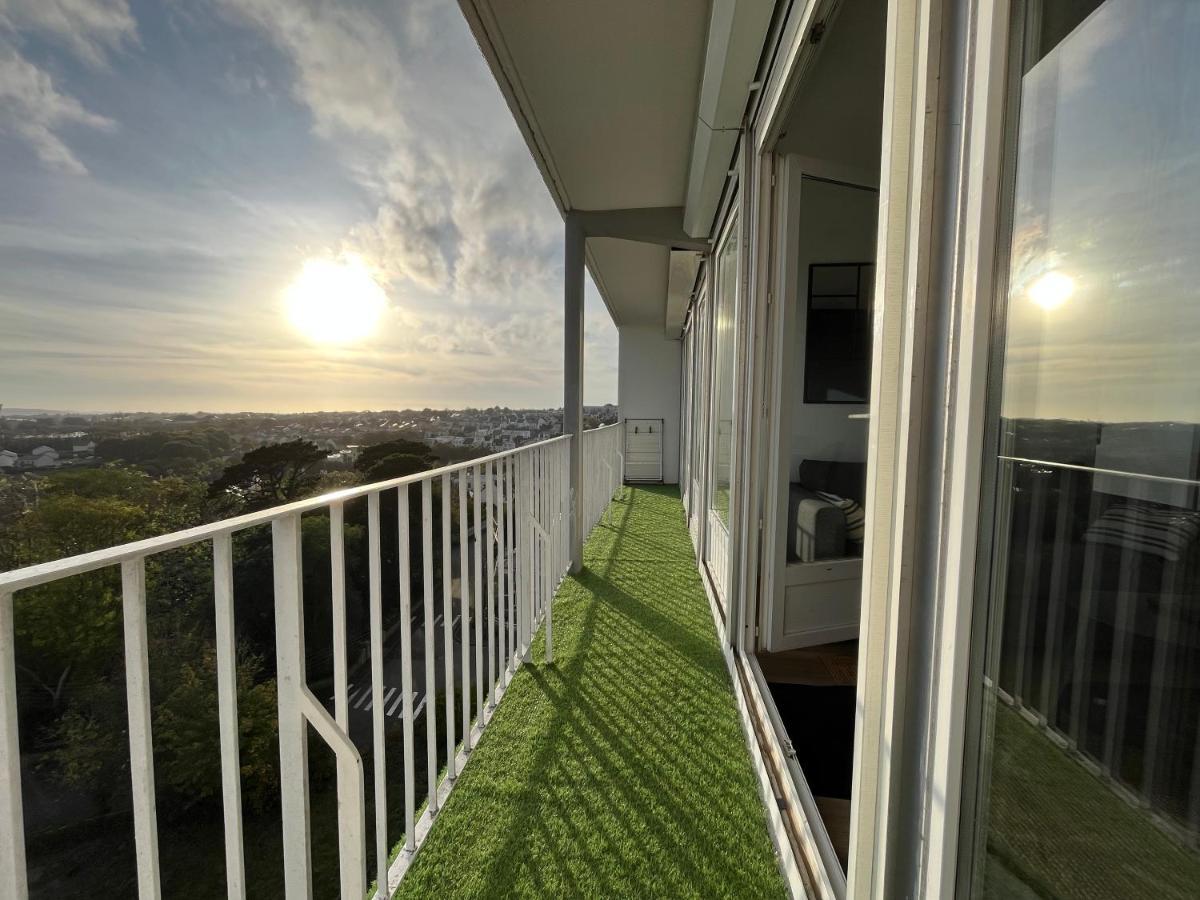 Nouveau! Appartement Vue Mer 180° Et Place Parking Breszt Kültér fotó